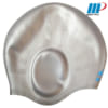 Mũ bơi bịt tai Whale màu ghi