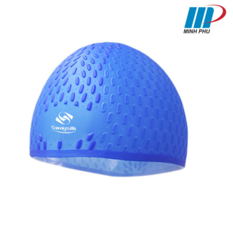 mũ bơi silicon Swaysilk màu xanh bích