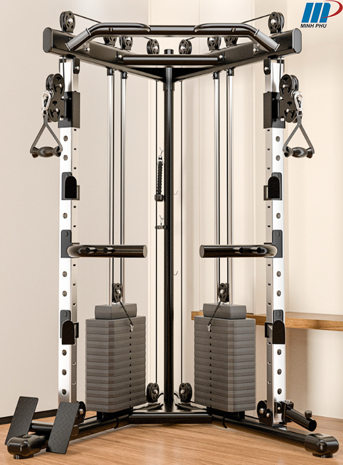 Giàn tạ kéo xô vai đôi ngắn JL-02