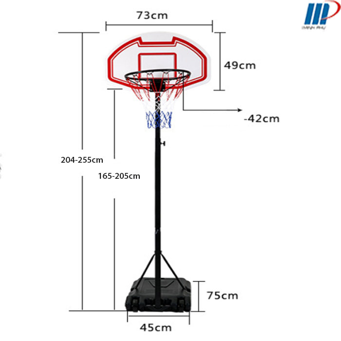 Trụ bóng rổ học sinh P434
