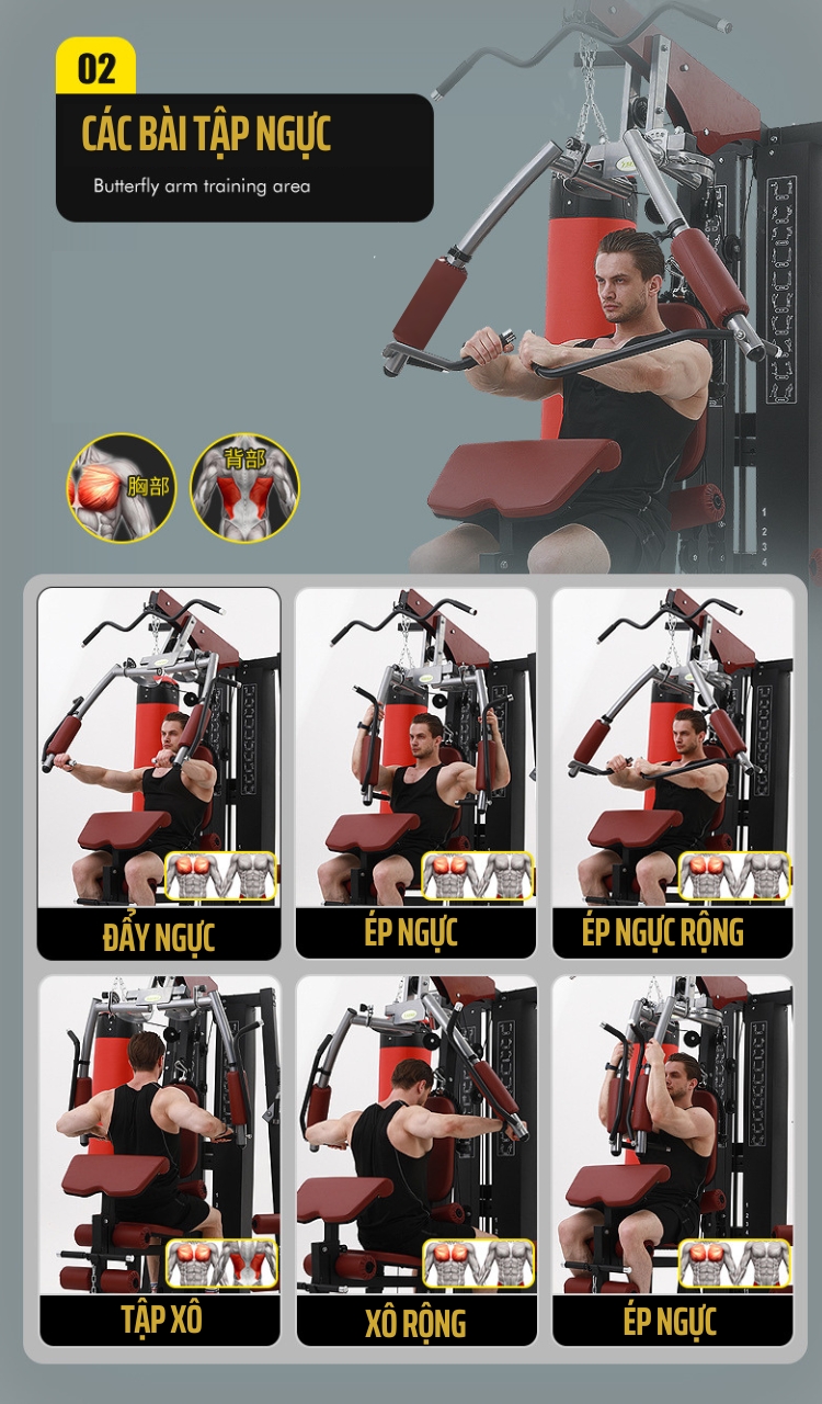 Giàn tạ đa năng M-918P