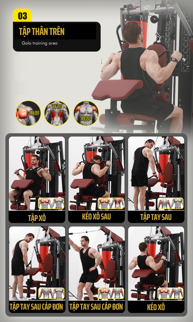 Giàn tạ đa năng M-918P