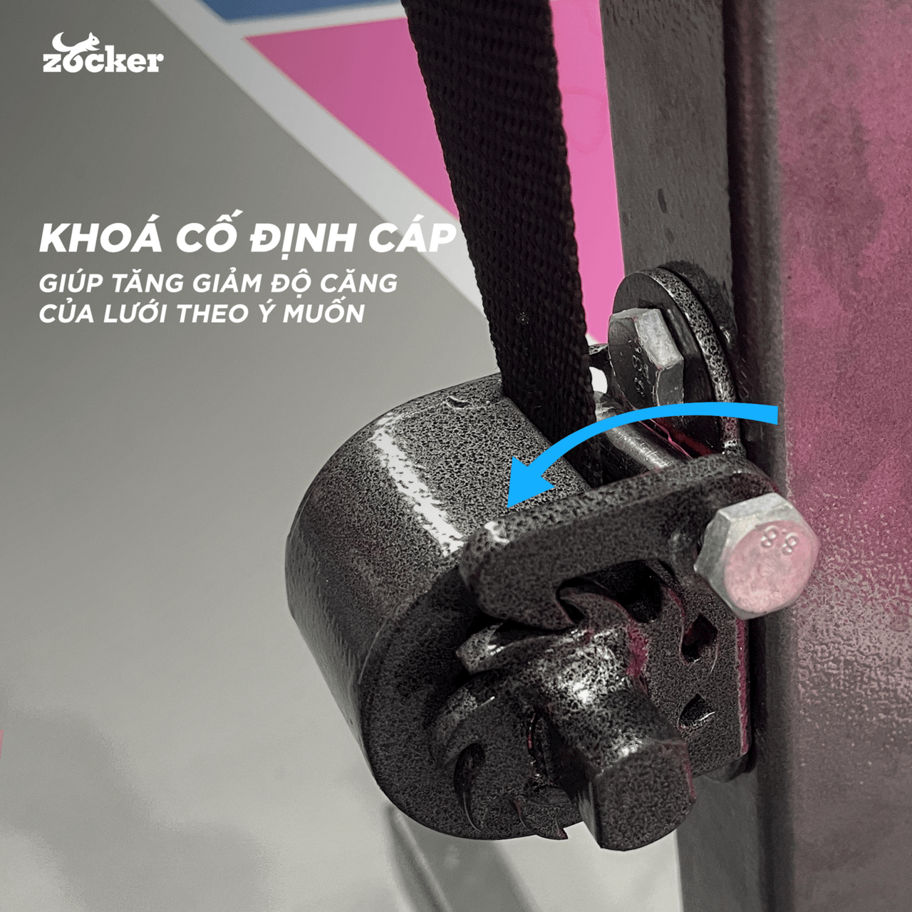 Bộ khung lưới Pickleball cao cấp Zocker LPZ40