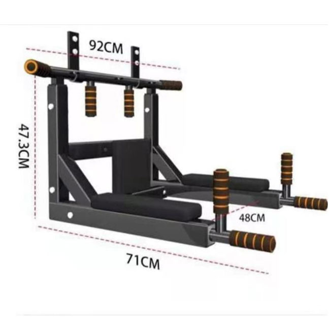 Xà đơn xà kép đa năng gắn tường M-801