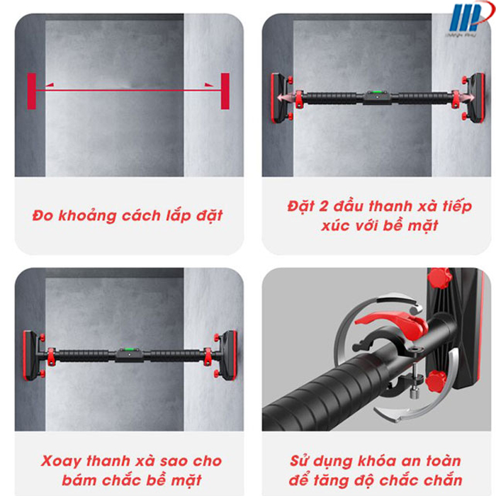 Xà đơn gắn cửa 2021